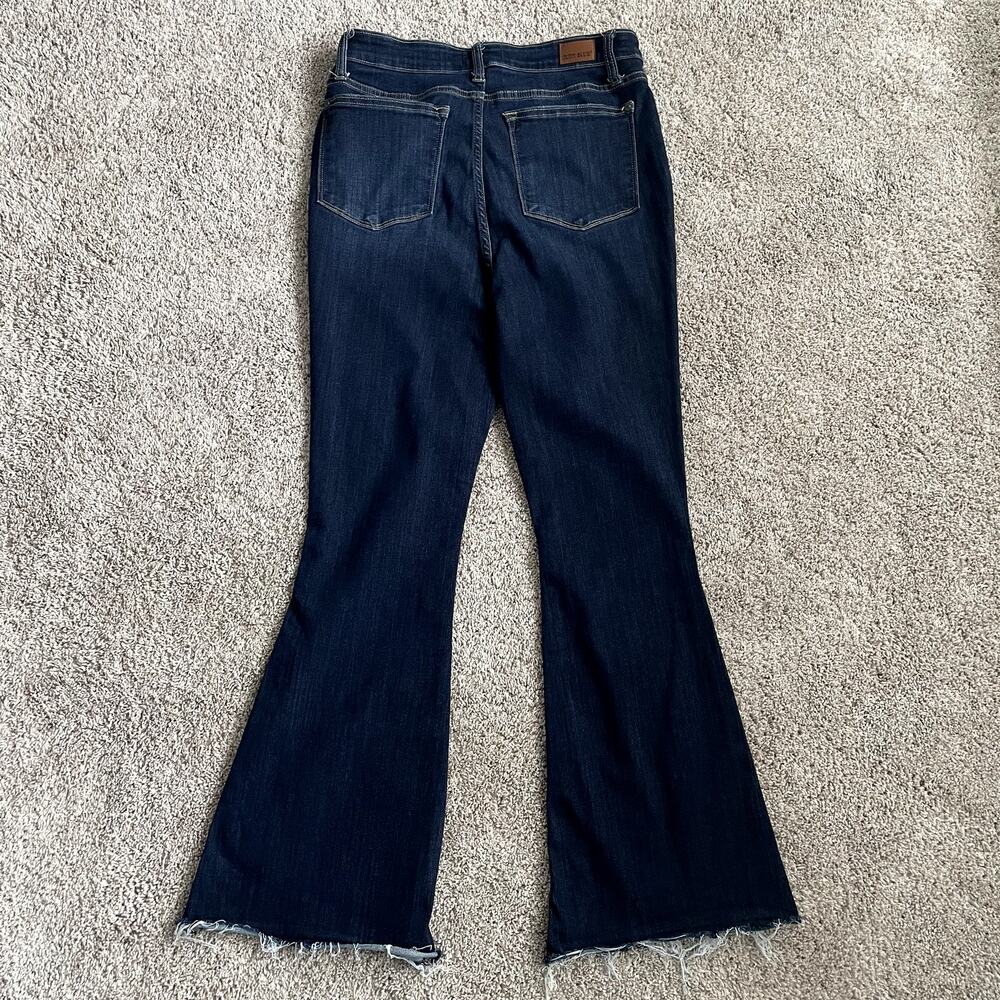 Judy Blue Women's Flare Jeans size 11/30 Raw Hem - Picture 2 of 15